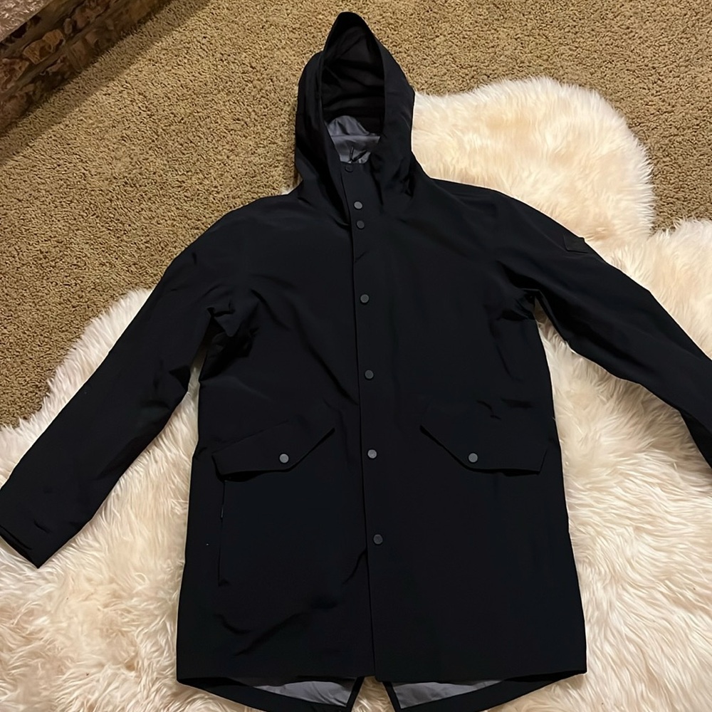 Burton Goretex B-17 Jacket Black Waterproof Shell Men’s Size Medium